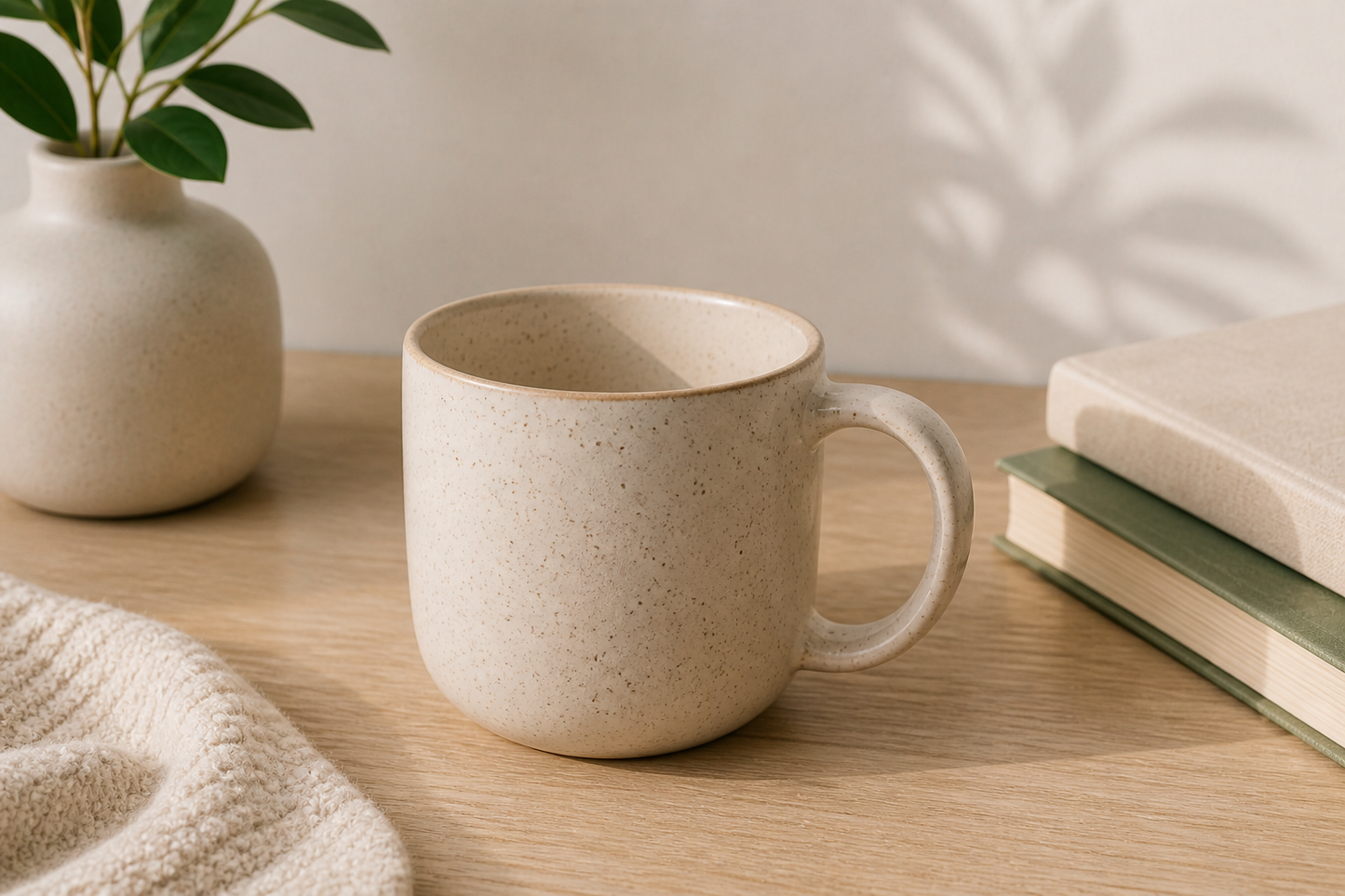 Neutral Ceramic Mug – Everyday Use